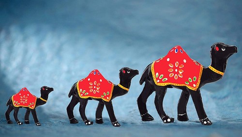 Carta mache set fiore - set,