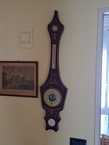 Barometro vintage legno - in,