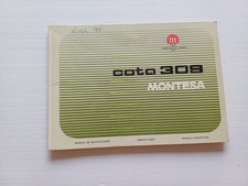 Montesa Cota 309 1995 manuale uso manutenzione libretto italiano originale
