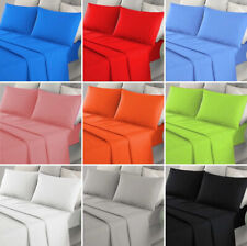 Set completo lenzuola matrimoniali 100 COTONE lenzuolo sotto con angoli letto.