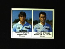 Figurina Calciatori Edis 1985/86 - Ernesto Calisti/Arcadio Spinozzi Lazio # 315