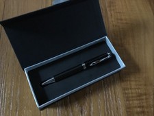 ZOPPINI FIRENZE - Penna con scatola, originale NUOVA effetto carbonio