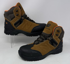 Stivali industriali New Balance punta composita allsite uomo 9 2E nero e marrone