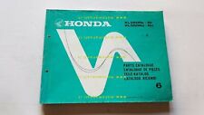 HONDA XL 350 R 1986 catalogo ricambi ORIGINALE Spare Parts Catalogue
