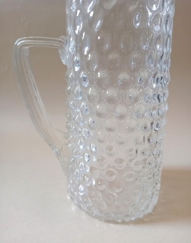 Brocca vetro bugnato vintage - brocca,