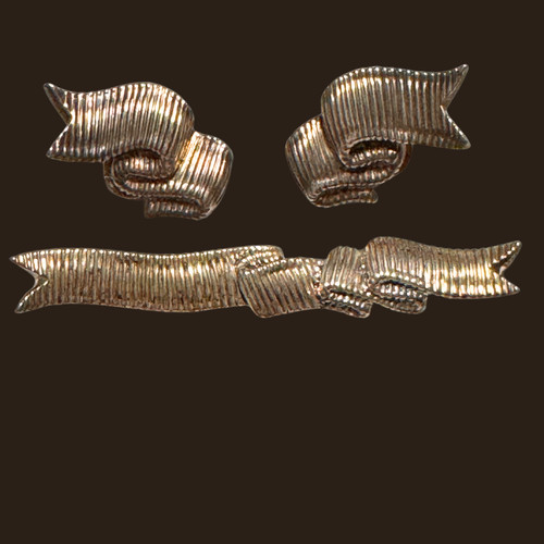 Set orecchini spilla nastro