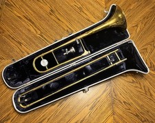 Trombone ottone vintage made