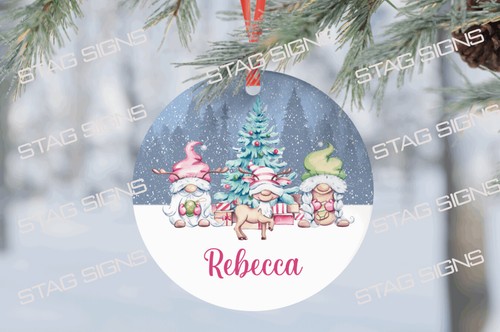 Gnomi natale bauble - gnomi,