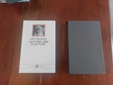 LEV TOLSTOJ I QUATTRO LIBRI DI LETTURA I MILLENNI EINAUDI 1970