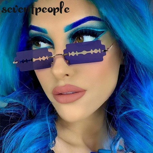 Rimless heart sunglasses - sunglasses,