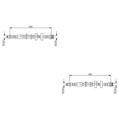 Bosch tubo frenante - 2x,