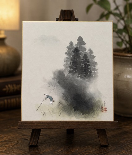 Quadro paesaggio giapponese