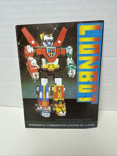 Lionbot voltron manuale - voltron,
