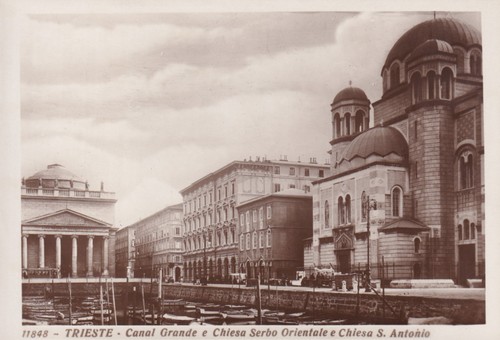 Cartolina trieste canal - cartolina, di