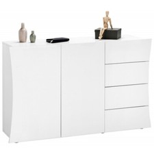Credenza Mobile Bianco Lucido