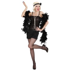 COSTUME CHARLESTON NERO anni