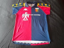 MAGLIA SHIRT VINTAGE FOOTBALL MATCH WORN CALCIO GENOA 1893 HOME KAPPA N°6