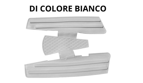 Tappeto pedana bianco - tappeto,