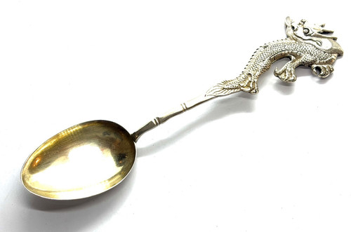 Cucchiaio drago cinese argento