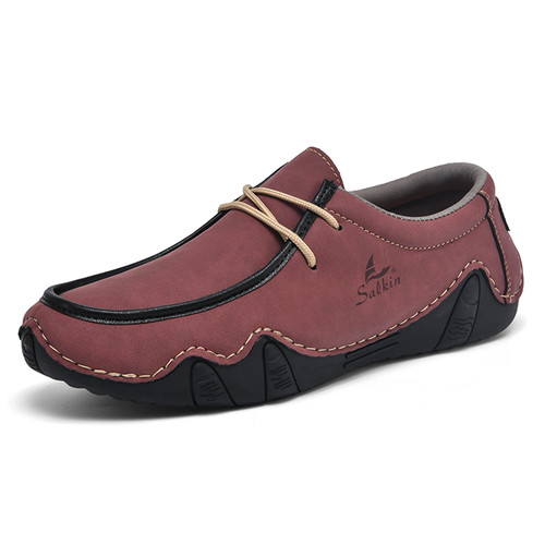Mocassini uomo pelle fatti - pelle, pu