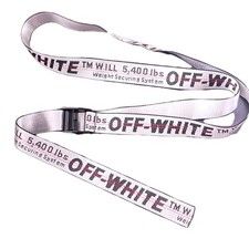 OFF-WHITE Cintura Uomo Argento