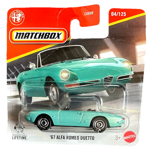 Matchbox alfa romeo duetto - matchbox, '67