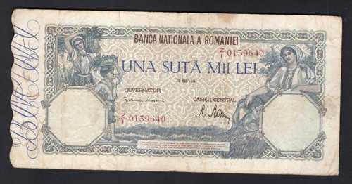 Romania 1946 banconota - 1946,
