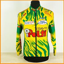 NOS TEAM POLTI COPPI SANTINI JERSEY 3 M TOP CYCLING ROAD BIKE VEST VINTAGE BUGNO