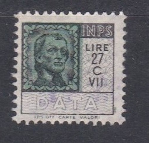 Italia 1963 marca - marca, bollo