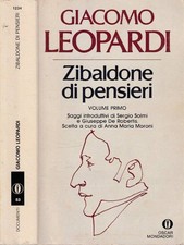 Zibaldone di pensieri vol I. 