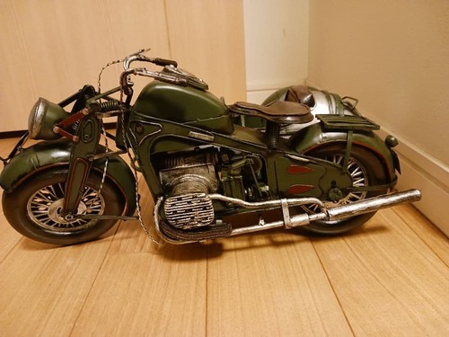 Antica miniatura bici - , sidecar
