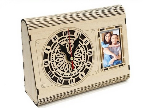 Orologio tavolo con cornice - da,