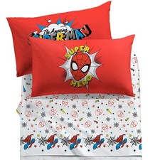 Completo lenzuola UNA PIAZZA Caleffi MARVEL SPIDER MAN SUPERHERO °167