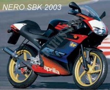ADESIVI ORIGINALI APRILIA GENUINE DECAL RS 50 SBK 2003 03 RS50 8267798 #2