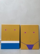 Nadia Fediv, two original painting on canvas, (NO Socks, Mosey ART)