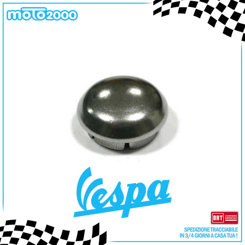 Tappo cromato tamburo ruota - cromato,