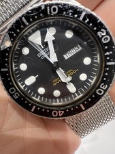 Seiko Diver Quartz Professional 7C43 Mid Size Titanium Japan Made Vintage