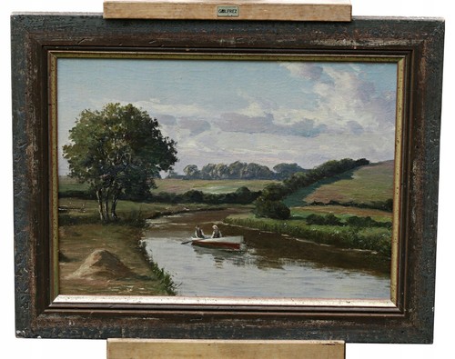 Olio tela cartone romantica - tela,
