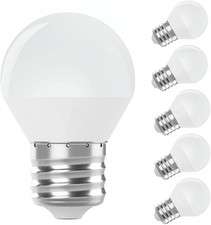 Lampadina LED E27 G45 6W, Luce