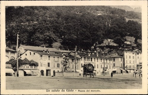 Cartolina edolo lombardia - edolo,