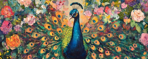 Quadri astratti fiori eleganza