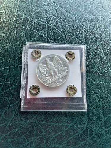 Regno italia 5 lire 1928 - 5,