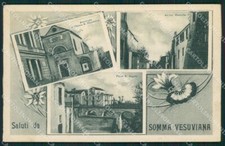 Napoli Somma Vesuviana Saluti da cartolina QZ3583
