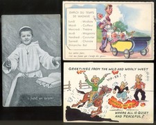 3 SIMPATICHE CARTOLINE UMORISTICHE-F.Piccolo