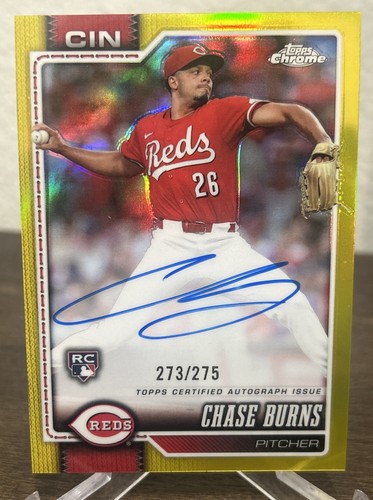 2026 topps chrome - chrome, burns
