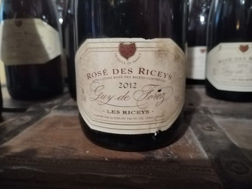 Vino vintage rosé des - vino, riceys