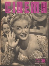 Rivista CINEMA anno 1950 n. 36