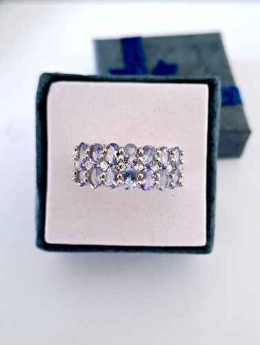 Bague tanzanite argent 925
