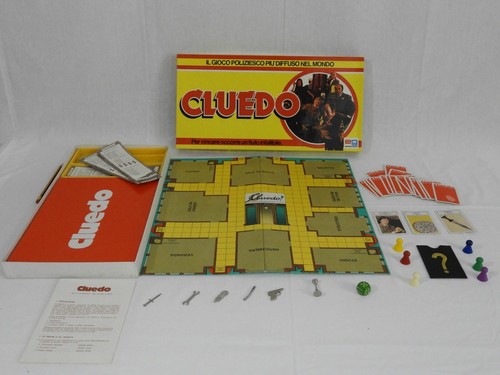 Gioco scatola cluedo prima - scatola,