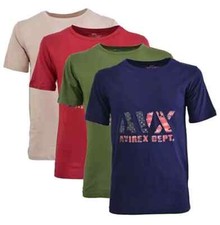 Maglietta T-shirt Ricamata Girocollo Avirex Dept. Slim Fit